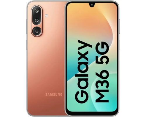 Смартфон Samsung Galaxy M36 5G SM-M366B 6GB/128GB (оранжевый)